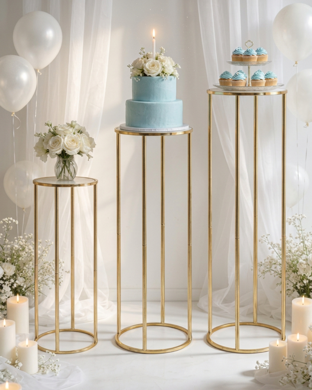 Cilindros decorativos para festa